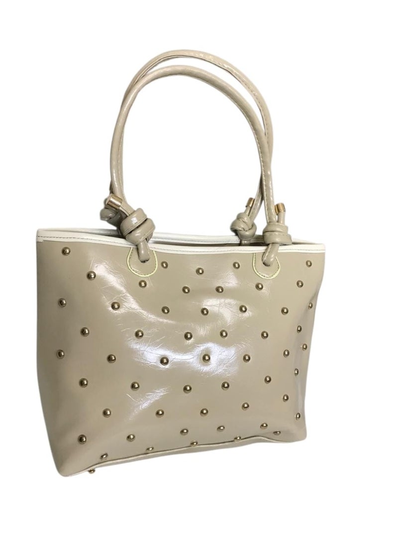 شنطة هاند جلد حريمي بتصميم أنيق وعصري، عملية ومناسبة للاستخدام اليومي والخروجات - Image 4